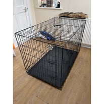 Double Door Dog Crate- Extra Large (USED - LIKE NEW)