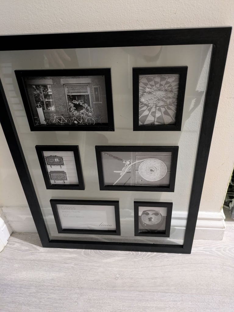 image for House of Fraser black multi photo frame 