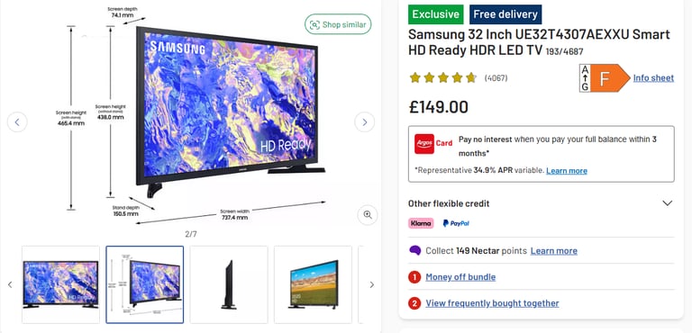 Samsung 32Inch TV