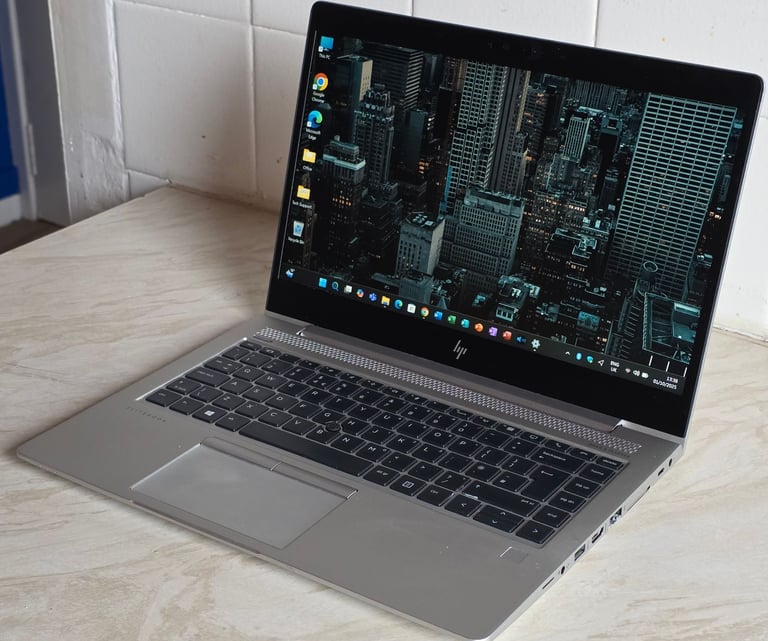 HP EliteBook 14 Full Aluminium Uni College Office Laptop NVMe WiFi 6 FHD Win 11 Pro Office 2021 Pro