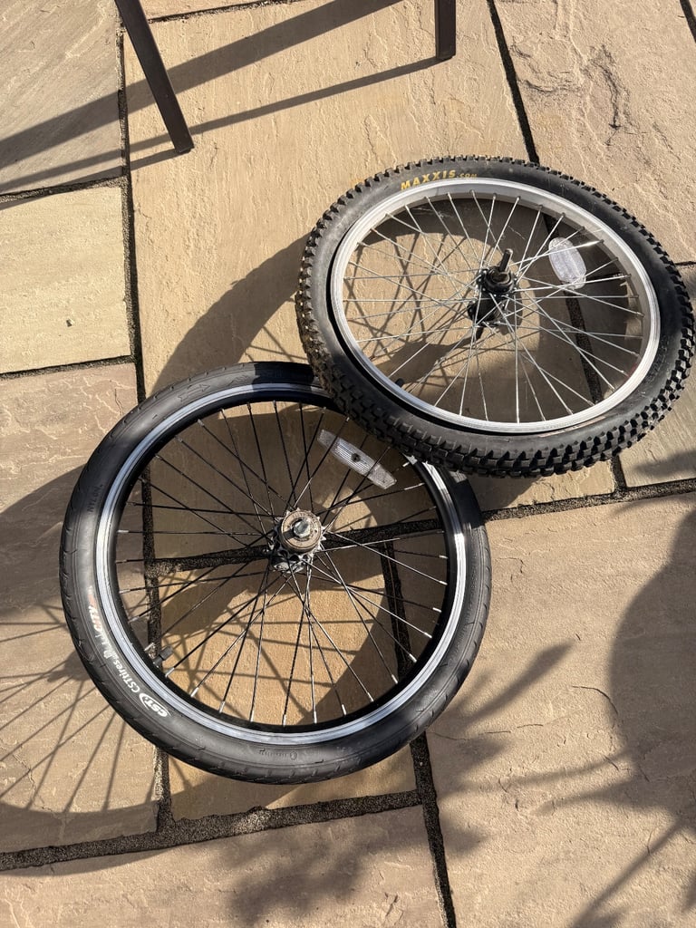 image for Front and Rear Bicycle Wheels 20 inch