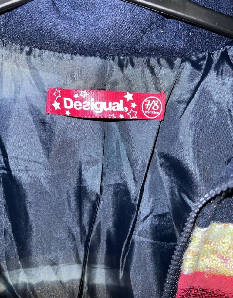 Girls Desigual Coat - 7-8 Years