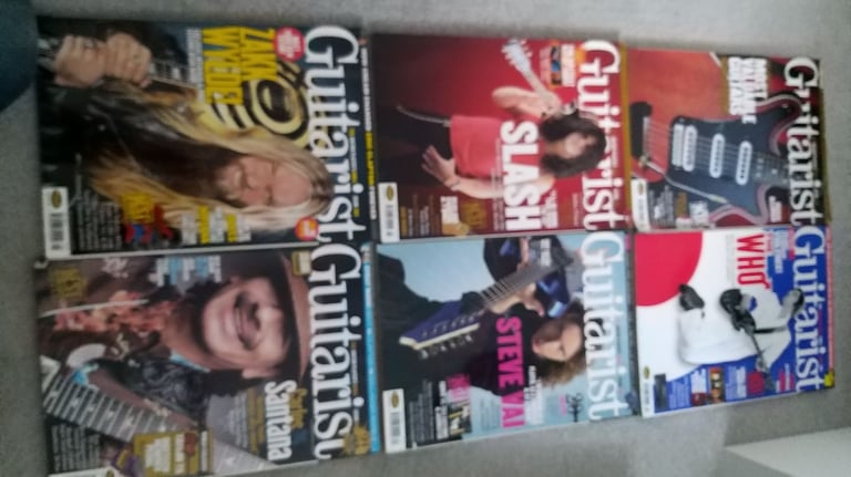 Guitarist, the guitar players bible magazine - UK publication - Bundle