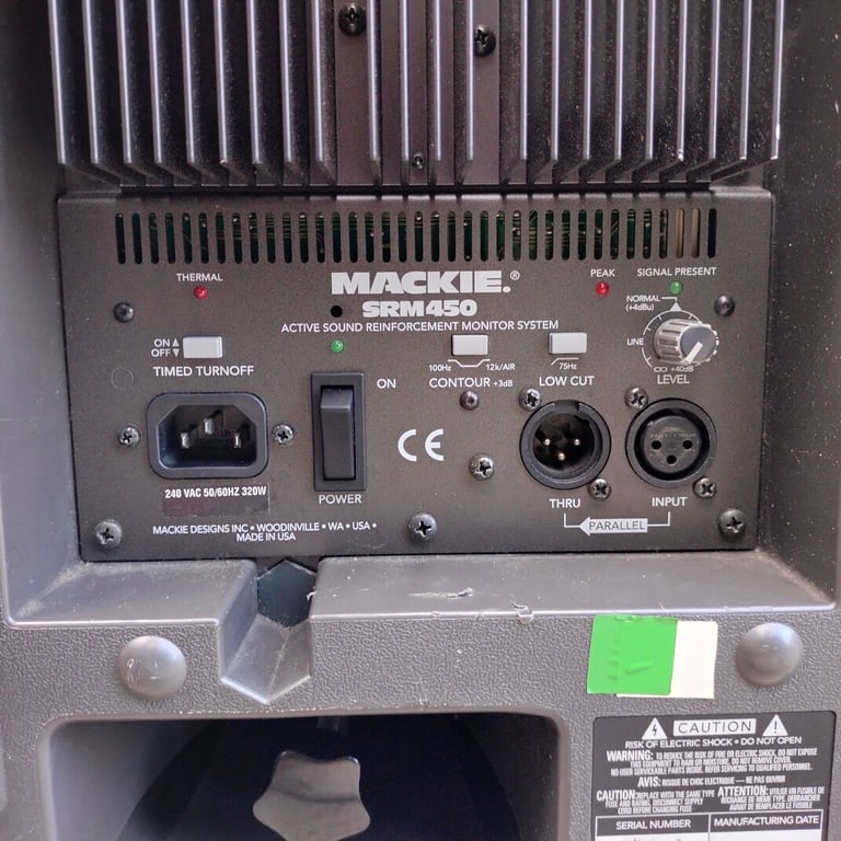 image for Mackie SRM450 Loudspeaker complete with Soft Case, Manual and two stands