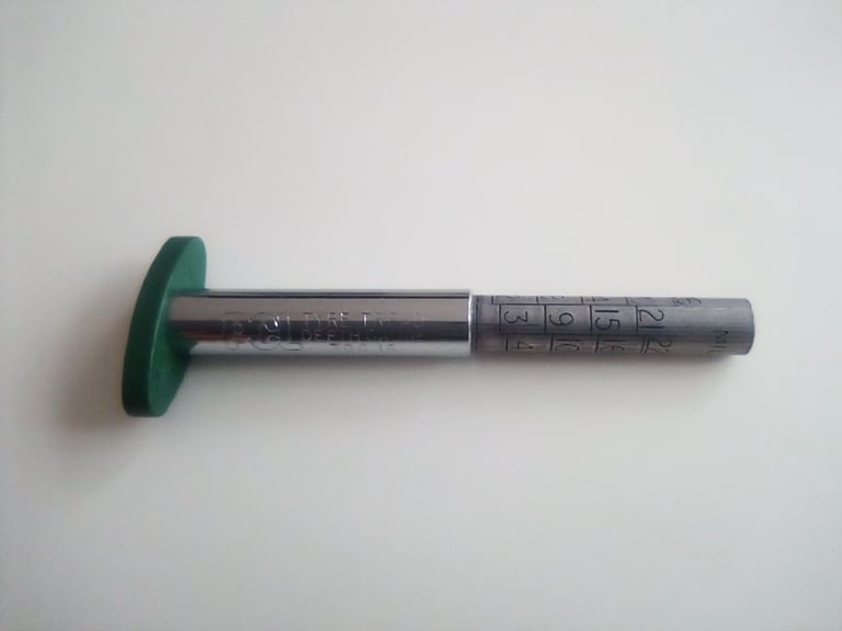 PCL tyre tread depth gauge hand tool. Posted in car accessories.