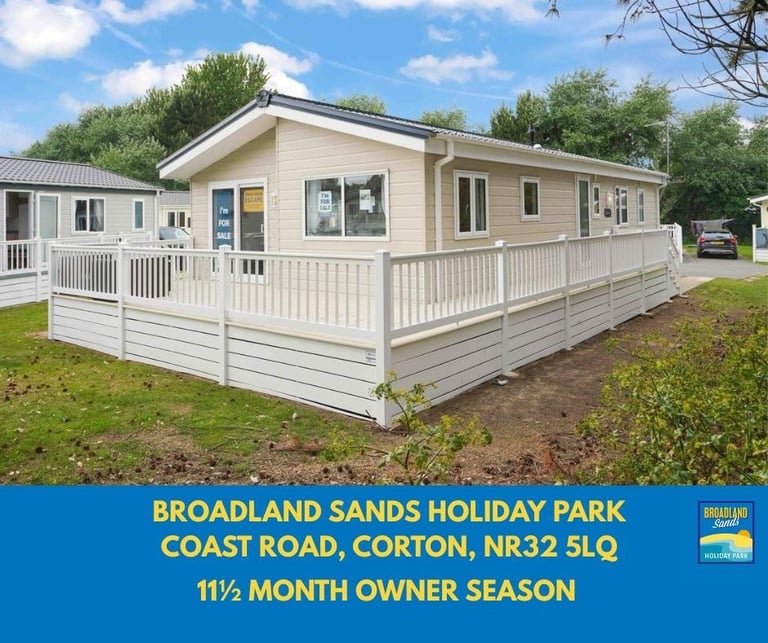image for BRAND NEW STATIC LODGE FOR SALE ON BROADLAND SANDS HOLIDAY PARK 