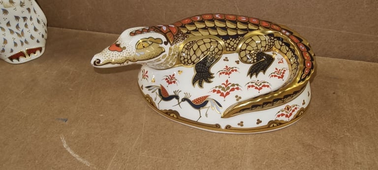 image for Royal Crown Derby Crocodile Paperweight