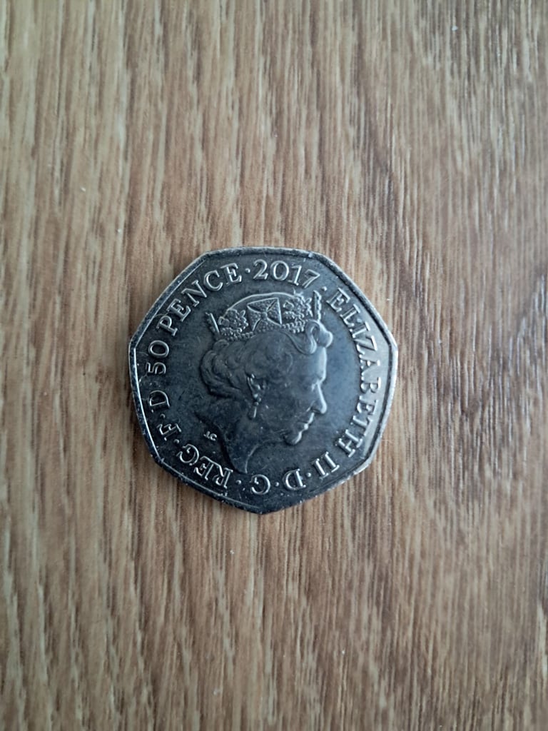 3 Beatrix Potter 50p Collectors Coins 