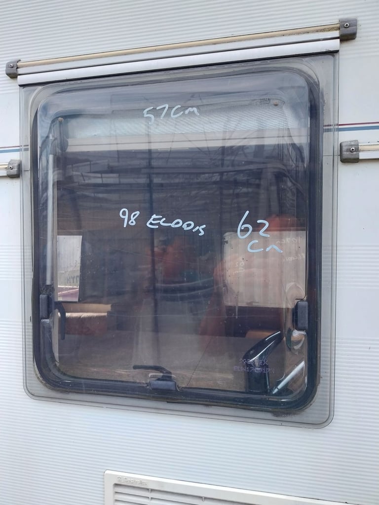 Elddis caravan kitchen window 