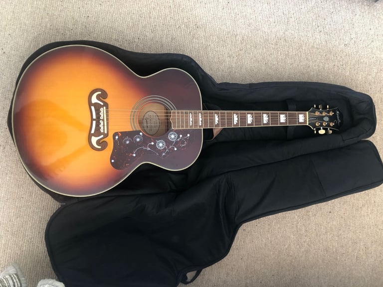 Epiphone EJ200 Sunburst OASIS Electro- Acoustic Guitar