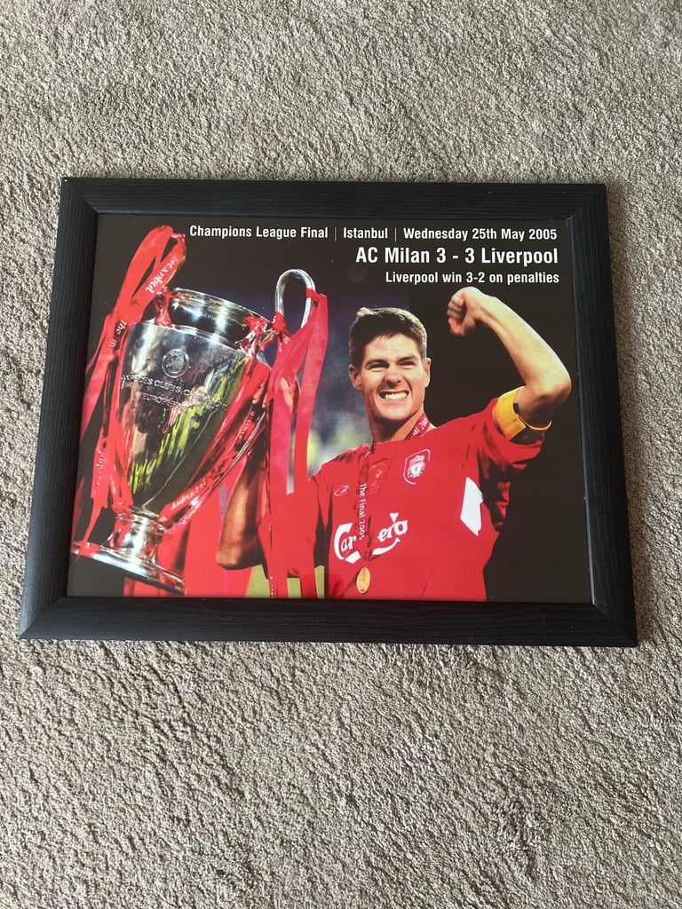 image for Liverpool FC Champions League 2005 Final Picture in Excellent Condition 
