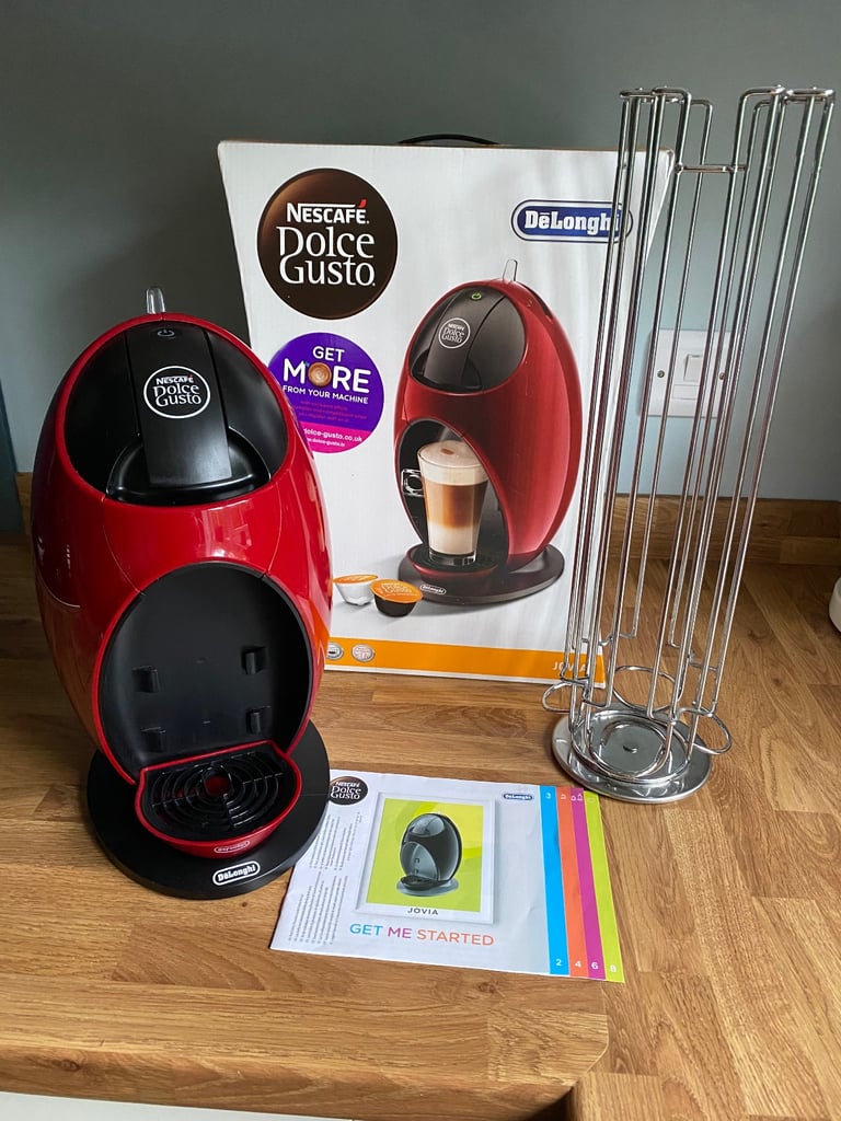 image for DOLCE GUSTO by De'Longhi Jovia EDG250R Hot Drinks Machine With Pod Storage Carousel