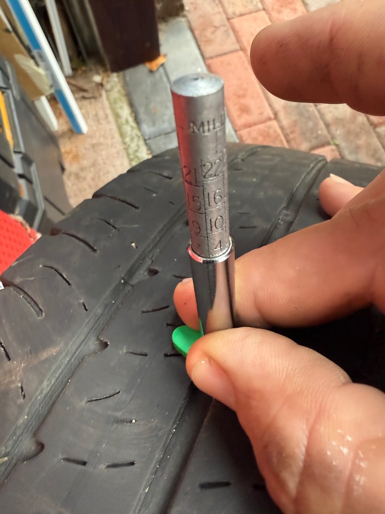 Ford transit van tires good conditi 4 mm 