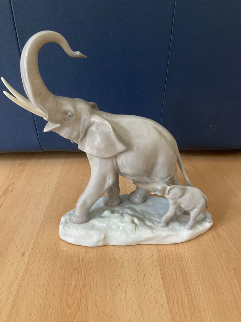 Lladro Mummy and baby elephant figures in Hadlow, Kent Gumtree