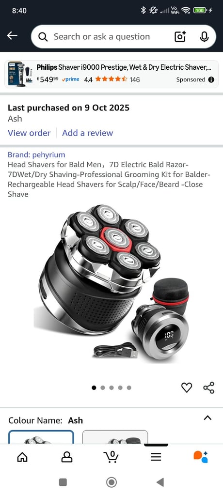 Mens 7D Shaver 