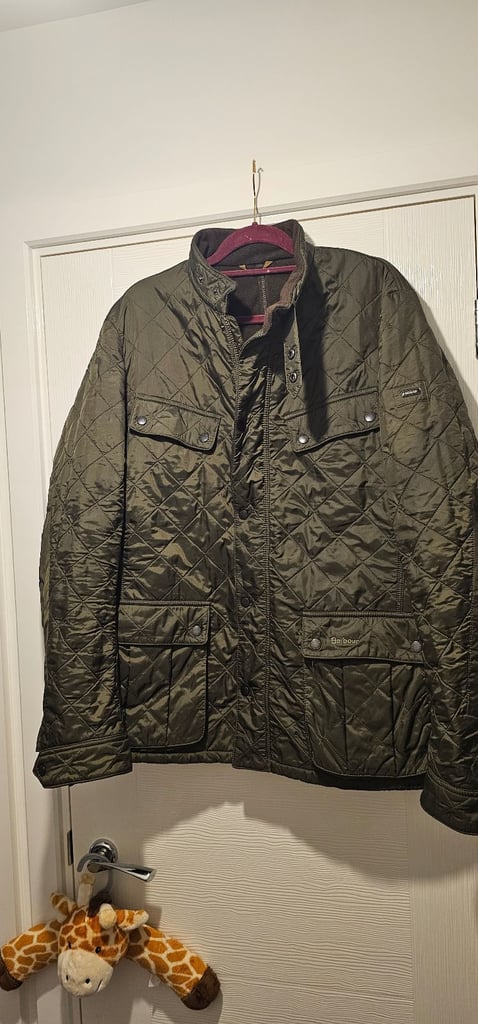 image for Barbour International coat XL Ariel Polarquilt mens jacket