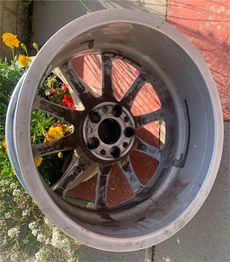 GENUINE MERCEDES A CLASS W177 17" 6.5J SILVER ALLOY WHEEL 