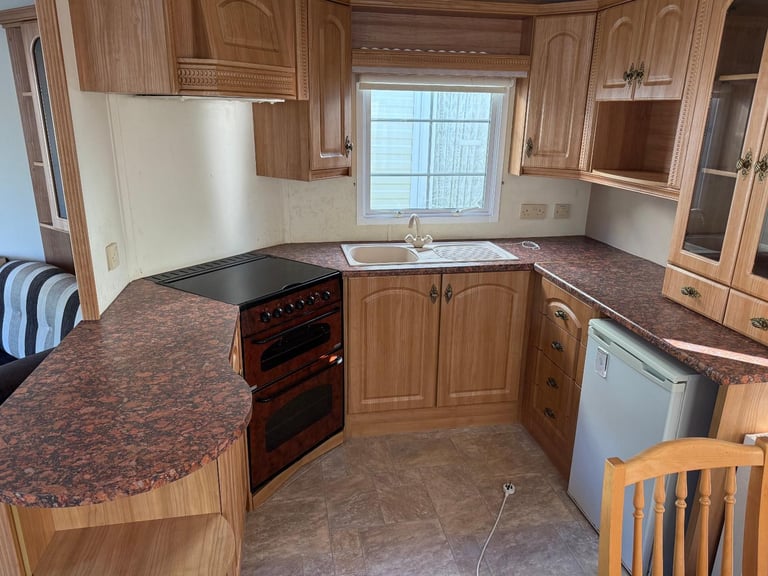 CHEAP CARAVAN FOR SALE FOR PRIVATE LAND DOUBLE GLAZED & HEATED