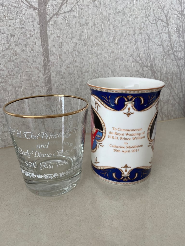 1981 & 2011 Royal Wedding Memorabilia 