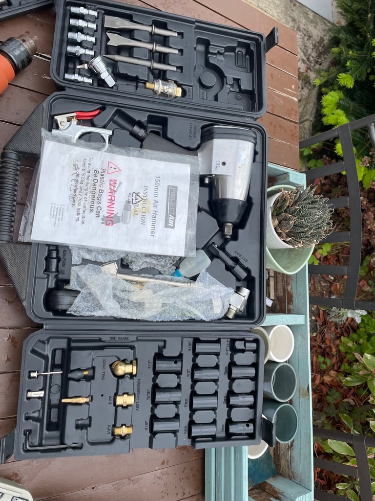 Projectair 150mm air hammer set