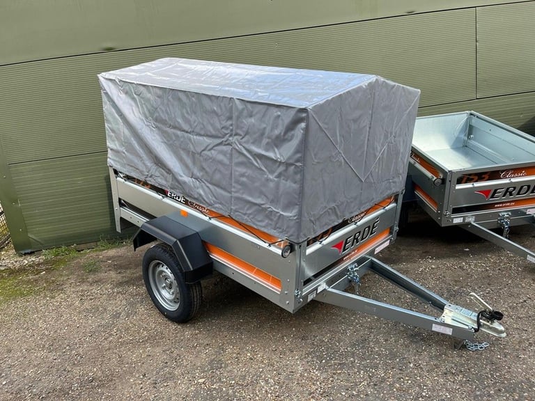 General Purpose Tipping Trailer with High Frame & Cover - ERDE 193 (Ready Built)
