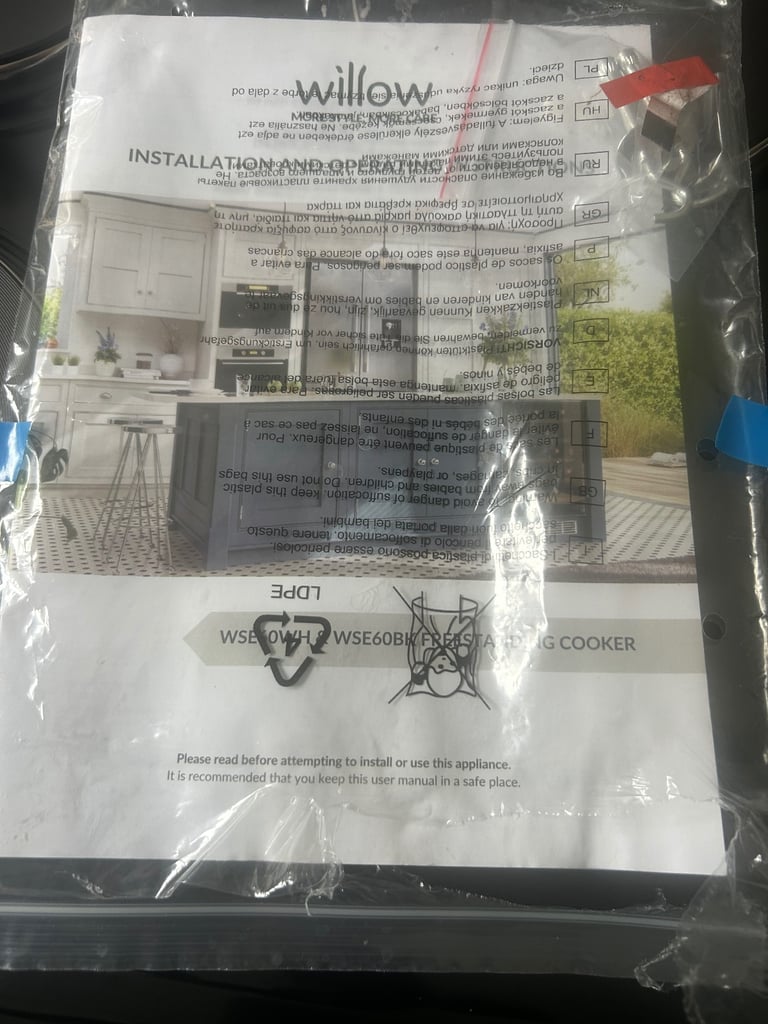Brand new electric cooker just unwrapped too big 