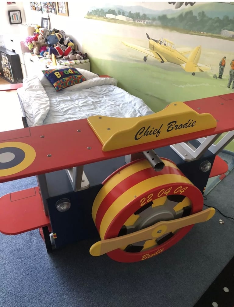 Children’s Airplane Bed themed bed plane bed 