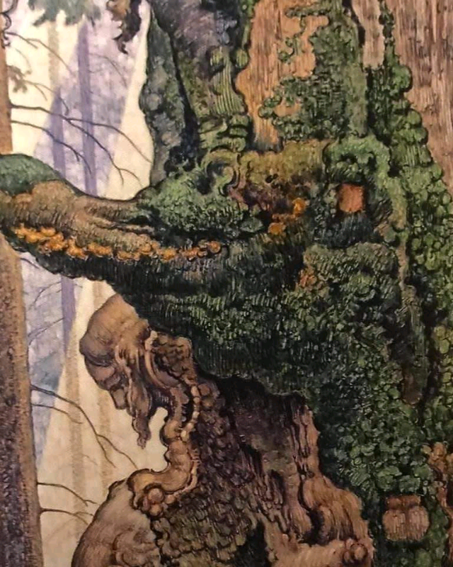 ‘Oak tree’ by German impressionist Albert Konig. Professionally framed