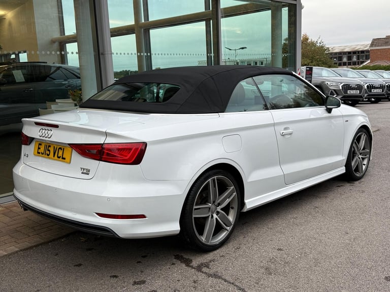 2015 Audi A3 Cabriolet 1.4 TFSI CoD S line Convertible 2dr Petrol S Tronic Euro 6 (s/s) (150 ps) ...