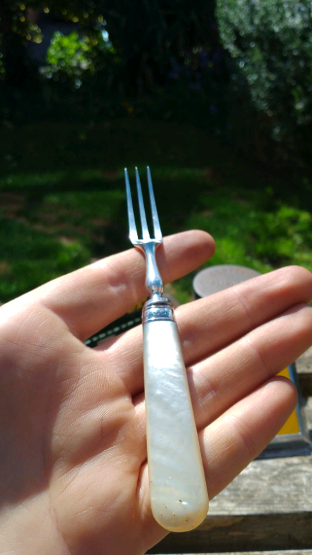 Sterling silver fish fork
