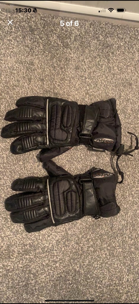 Motorcycle  jacket trousers gloves 