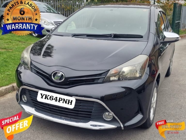 2014 Toyota Yaris Vitz,990cc 1.0 Auto,VVT-i Excel 5dr Hatchback Petrol Semi Automatic
