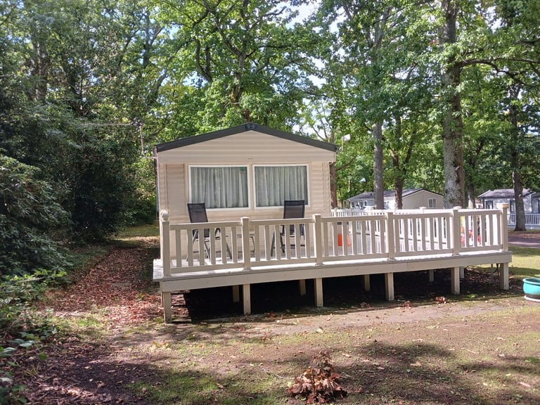 Static Caravan Sited On Hoburne Bashley, Hampshire 