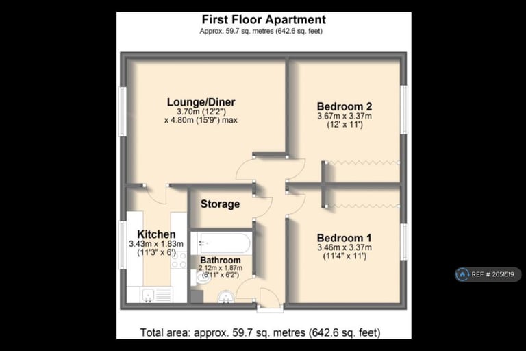 2 bedroom flat in Park Grange Croft, Sheffield, S2 (2 bed) (#2651519)
