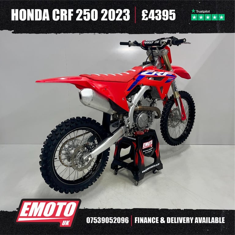 HONDA CRF 250 2023 Motocross Bike 250cc @EmotoUK - Finance Available