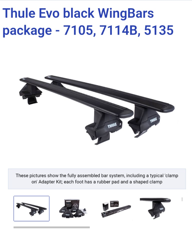 image for Thule Evo Wing Bars Package
