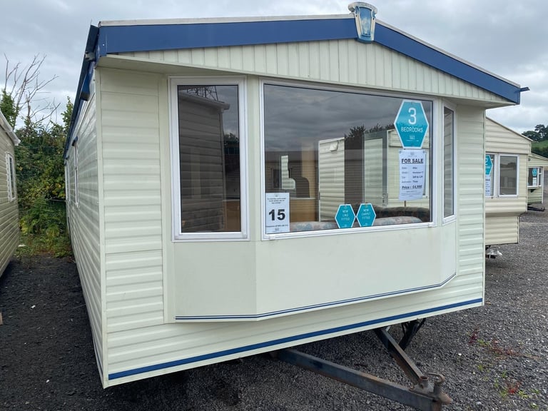 Cheap 3 Bedroom Static Caravan - Electric Heated - Offsite - Self Build, Farms