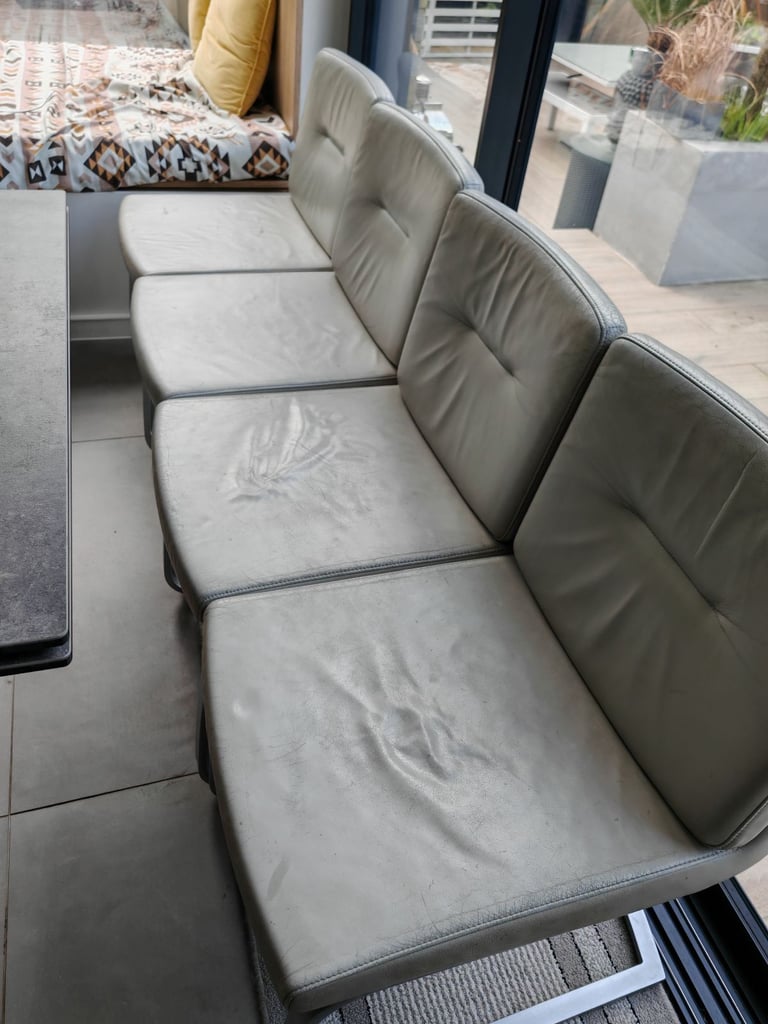 4 X Rolf Benz dinning chairs 