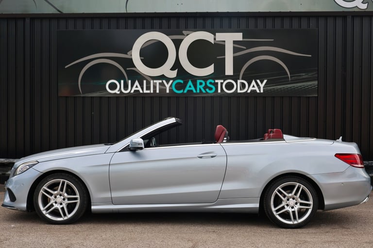2013 Mercedes E Class E350 CDI 3.9 V6 AMG Sport Convertible *Diamond Silver *