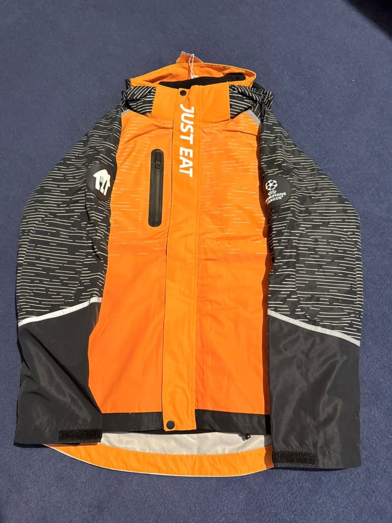 Just eat brand new jacket 