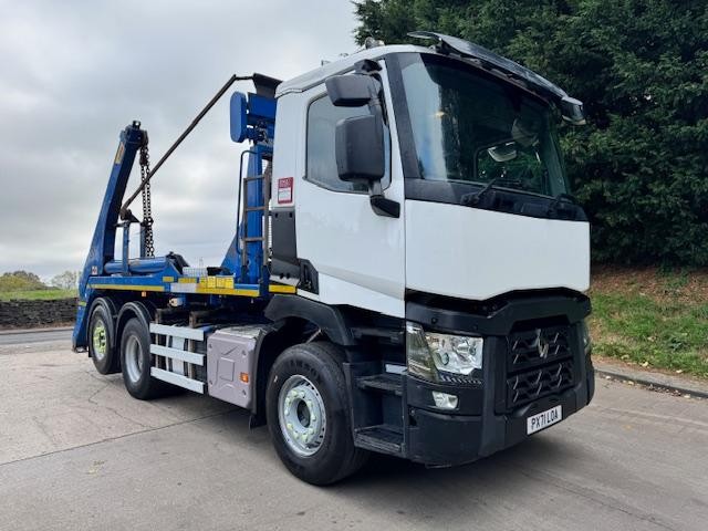 image for 2021 71 Renault C460 E6 6x2 Hyva extending arm skip loader sheet drawbar hitch 
