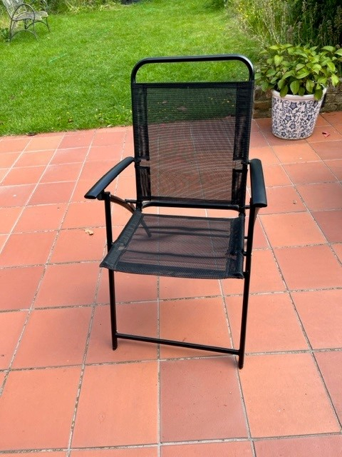 Four patio chairs in good condition 
