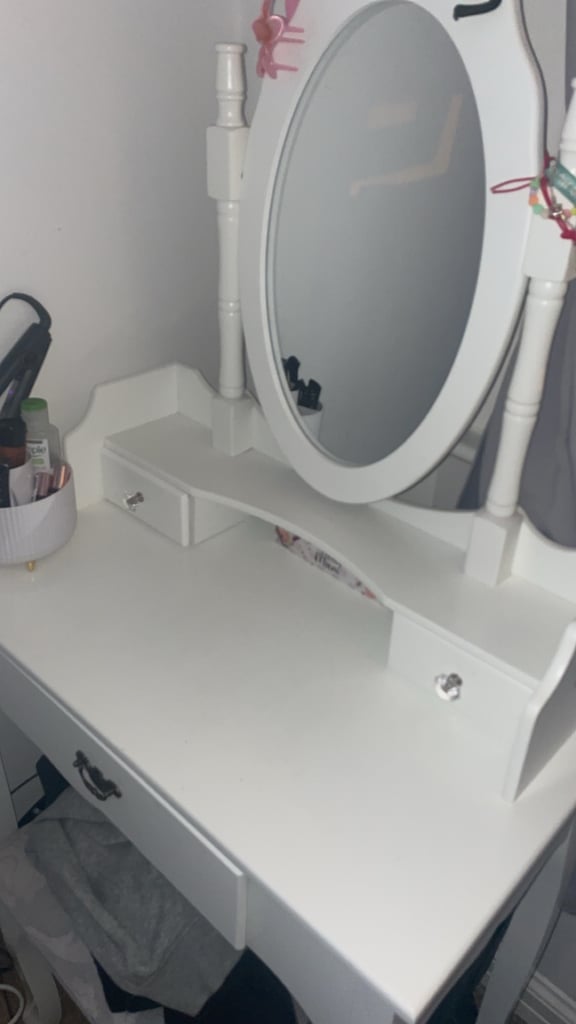 Dressing table with stool 