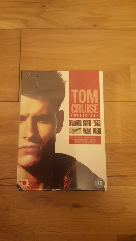TOM CRUISE COLLECTION DVD BOX SET BRAND NEW & SEALED 6 DISCS