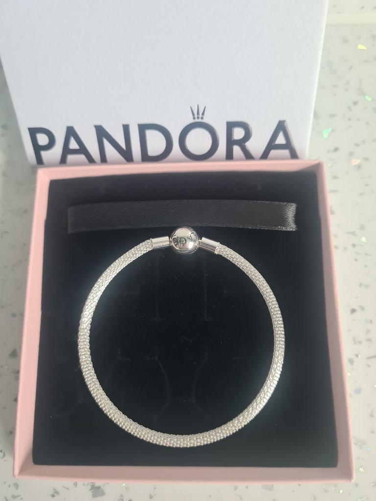 image for Pandora bracelet with bag and box 