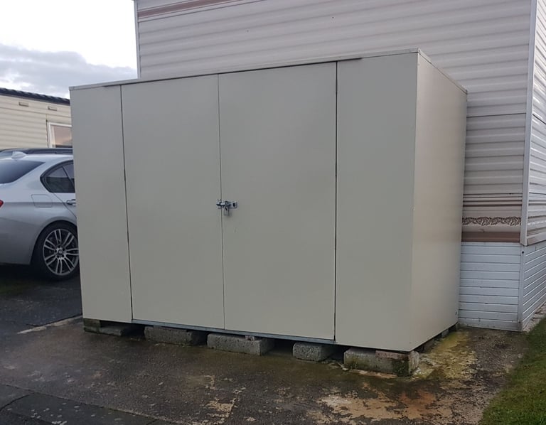 Steel storage boxes suitable building sites caravan parks gardens etc