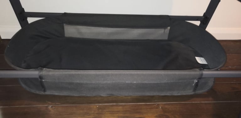 Maxi Cosi Iora next to me cot