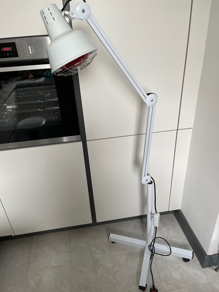 image for Infrared Red Light Heating Therapy Floor Stand Lamp 275W Adjustable Healing Lamp