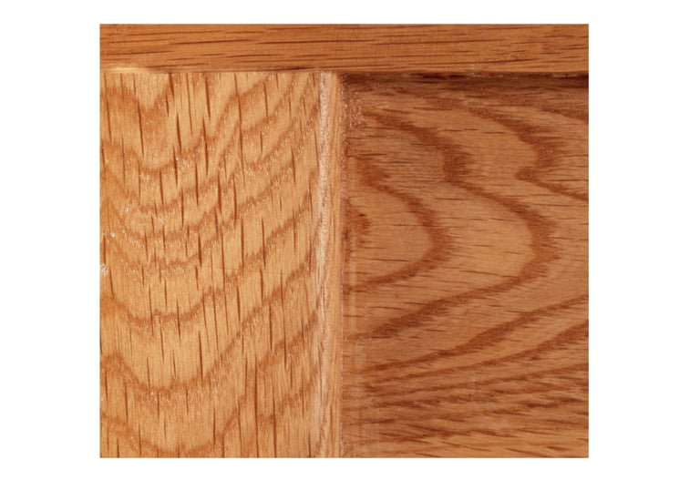 Square Solid Wood & Glass Coffee Table