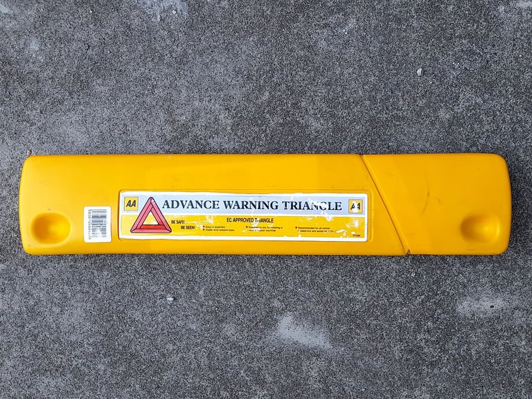 image for AA advance warning triangle
